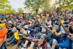 Cynthia Gold Mine in Shurugwi kicking out workers linked to opposition CCC Opposition Citizens Coalition for Change (CCC) supporters listen to an address by their party leader Nelson Chamisa, July 2023 (Picture via Nelson Chamisa - Facebook)