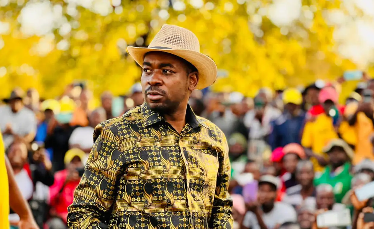 Opposition Citizens Coalition for Change (CCC) leader Nelson Chamisa seen here on one of his rallies in Chilonga and Chikombedzi in rural Chiredzi (Picture via Nelson Chamisa - Facebook)