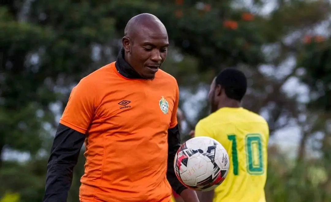 Zimbabwe Warriors goalkeeper Talbert Shumba
