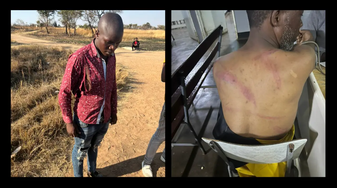 Over a hundred machete and logs wielding Zanu PF thugs unleashed an orgy of violence on Sunday in Norton's rural ward 14 Mutubva attacking CCC aspiring candidate Richard Tsvangirai's campaign team who were conducting door-to-door outreaches.