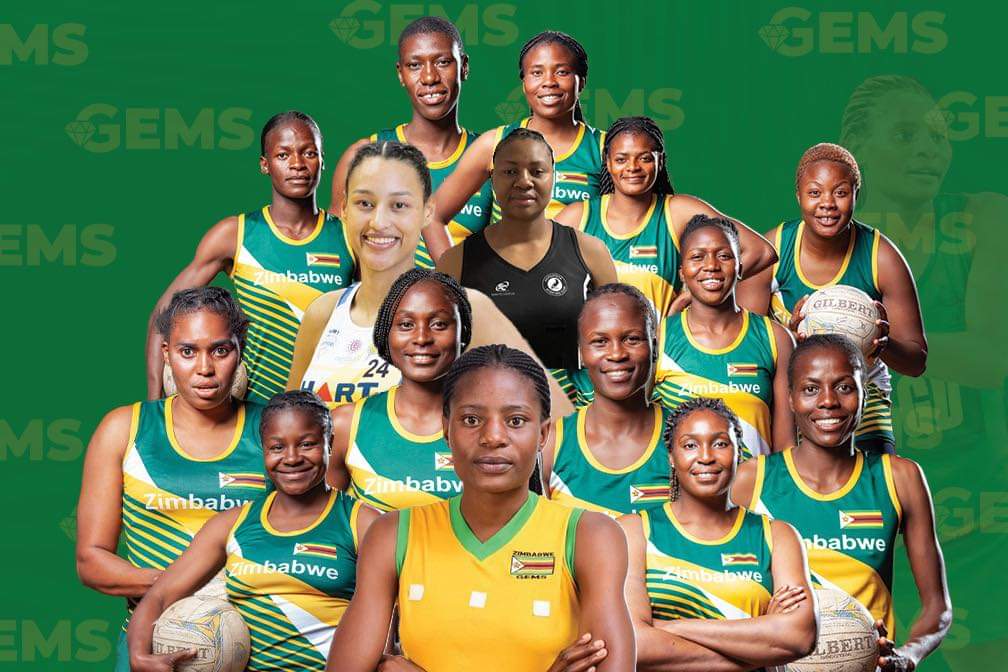 The faces of the Zimbabwe Netball team players that will represent the country at the 2023 Vitality Netball World Cup (Picture via Sports Rifle - Twitter)