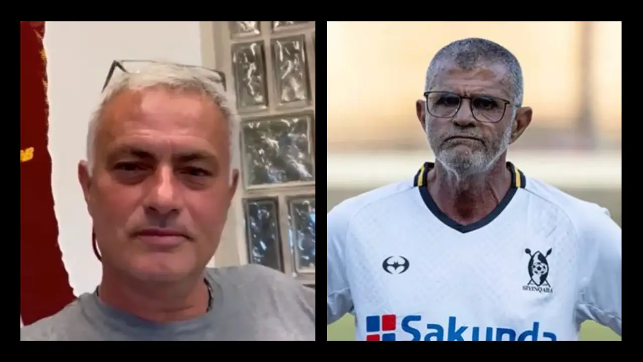 Jose Mourinho worked with Highlanders FC coach Baltemar Brito who was his assistant at FC Porto and Chelsea. (Right picture via Libertino)