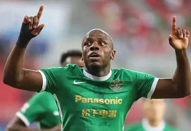 Former Zimbabwe Warriors talismanic striker Nyasha Mushekwi plays for Zhejiang FC in the Chinese Super League