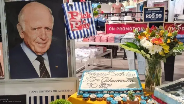 Raymond Ackerman, the founder of giant South African retail outlet, Pick n Pay, has passed away. He was 92. (Picture via SABC News)