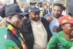 Zanu PF supporters in court for disrupting Zanu PF rally in Gutu East Vice President Constantino Chiwenga, flanked by party officials, bids farewell to thousands of Zanu PF supporters who attended the ruling party’s rally at Chingai Secondary School in Gutu - July 2023 (Picture via The Herald)