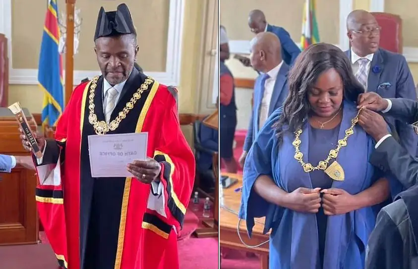Opposition Citizens Coalition for Change (CCC) councillor Ian Makone has been elected Harare Mayor. He will be joined by Ward 41 councillor Kudzai Kadzombe, who will serve as the Deputy Mayoress.