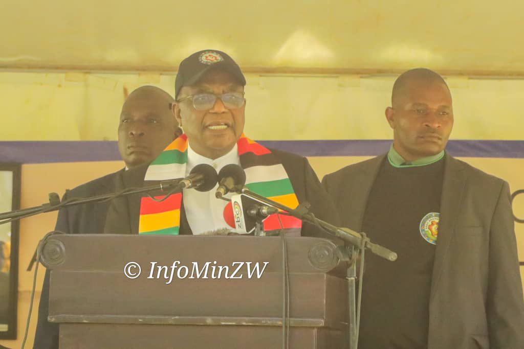 Vice President Constantino Chiwenga on Wednesday claimed that Zimbabwe has lost over US$150 billion due to targeted sanctions imposed by Western countries (Picture via Ministry of Information, Publicity and Broadcasting)