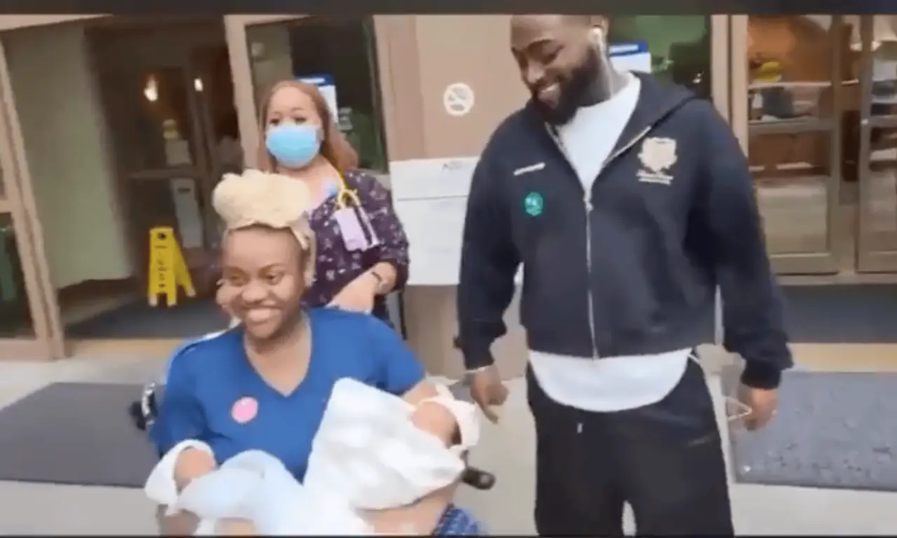 Davido's wife, Chioma Rowland, gave birth to a boy and girl this week, the musician told a conference in New York.