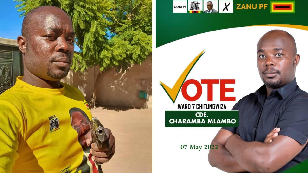 Gun toting former Chitungwiza ward 7 councilor Charamba Mlambo