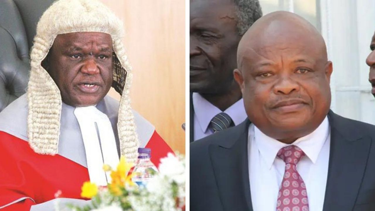 Chief Justice Luke Malaba and Justice Webster Chinamora