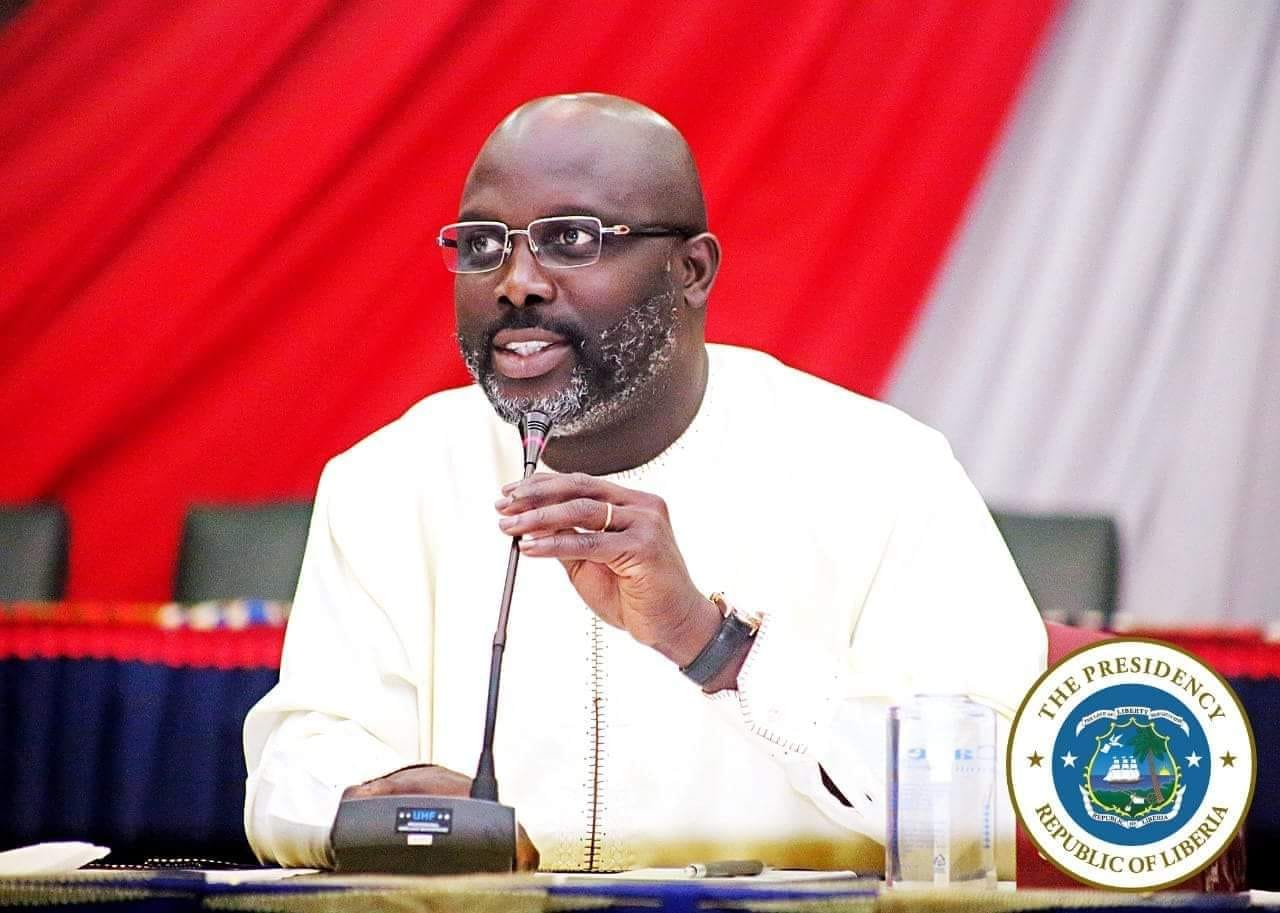 Liberian President George Weah has called his challenger in the presidential race, Joseph Boakai, to congratulate him on his victory. (Picture via Liberia President's Office)