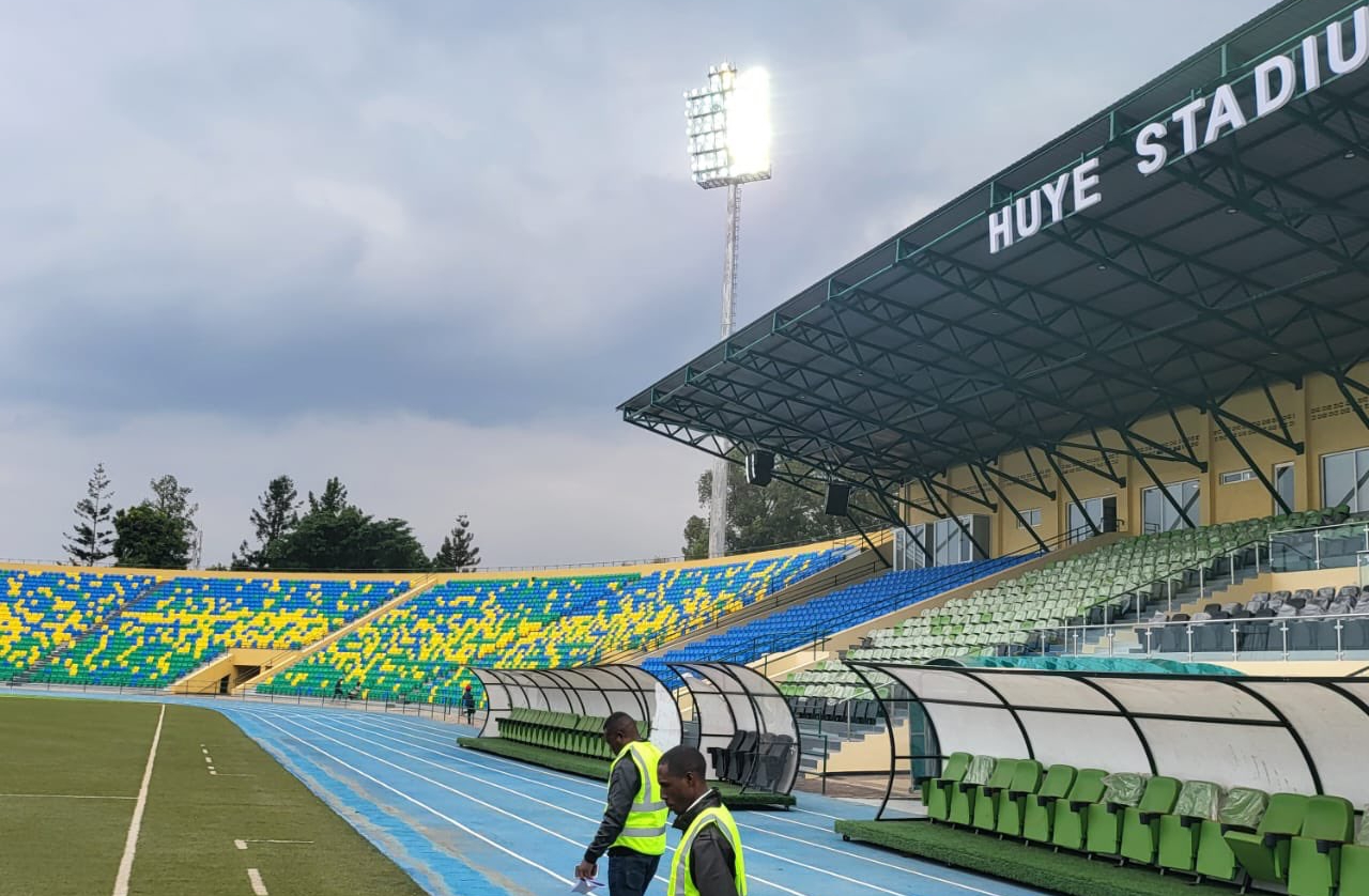 Huye Stadium in Rwanda (Picture via Usher Komugisha on X)