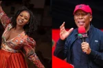 EFF donated R100k to save Zahara’s home from being auctioned off Zahara and EFF leader Julius Malema. Images via Instagram @ZaharaSA, @effsouthafrica