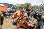 Zambia road crash involving bus and truck claims Zimbabwean lives Zambia road crash involving bus and truck claims Zimbabwean lives (Picture via New Ziana)