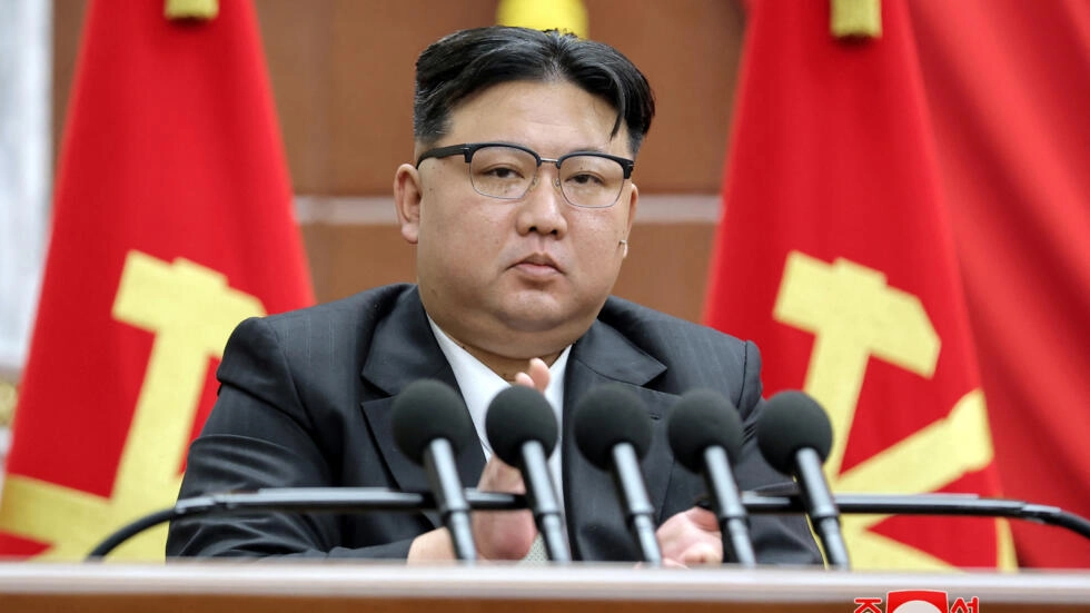 North Korean leader Kim Jong-Un attends a meeting Central Committee of the Workers' Party of Korea, at the party's headquarters, in Pyongyang, North Korea on December 31, 2023. (Picture via Korean Central News Agency)