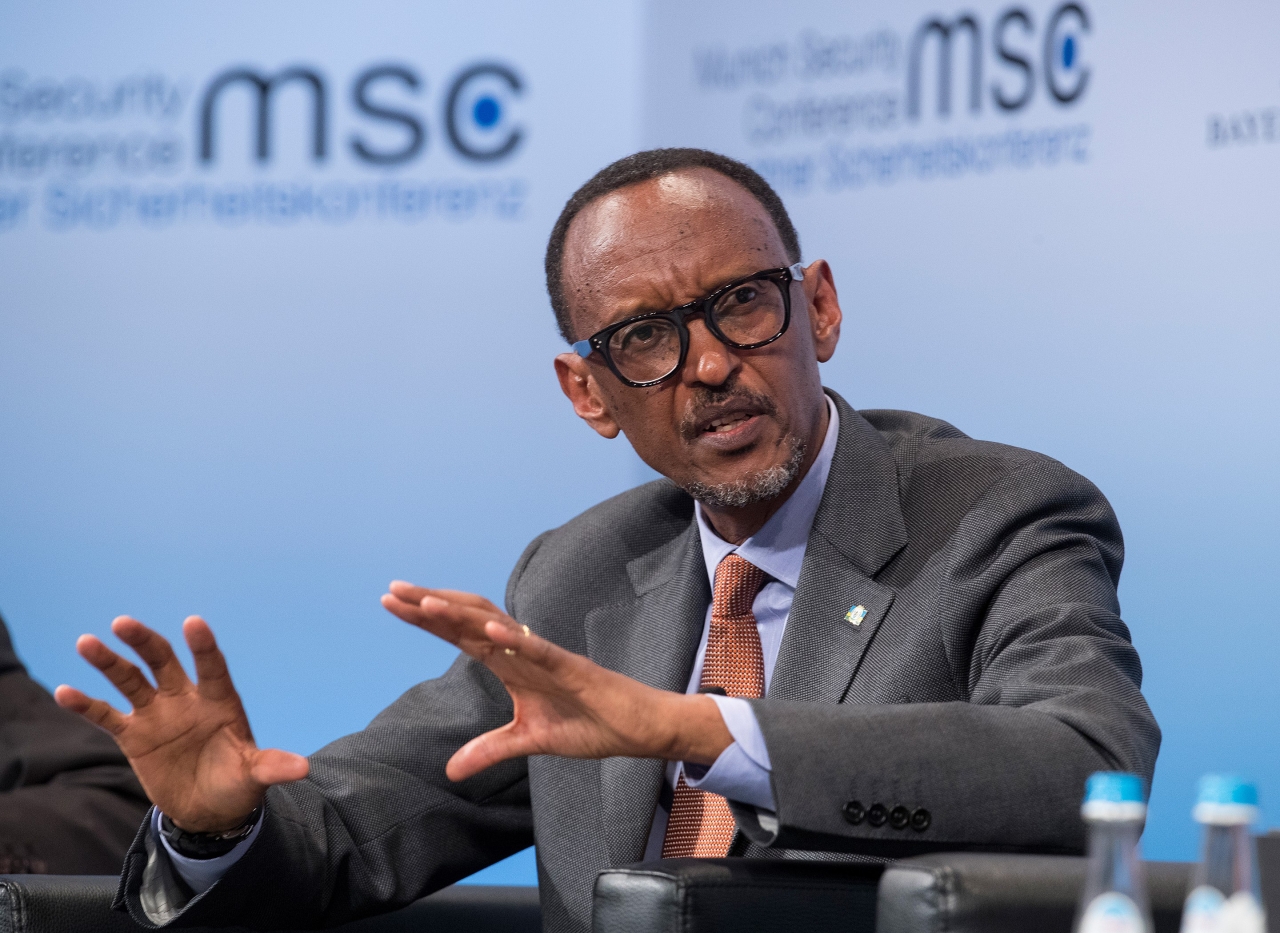 Rwandan President Paul Kagame at the Munich Security Conference 2017 (Picture via Hildenbrand /MSC - https://securityconference.org/en/medialibrary/asset/paul-kagame-1538-18-02-2017/, CC BY 3.0 de, https://commons.wikimedia.org/w/index.php?curid=62840573)