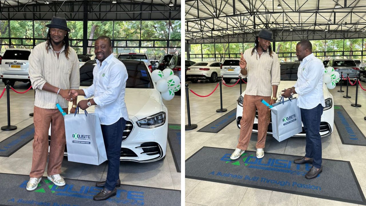 Flamboyant businessman Wicknell has continued his free spending ways, this time gifting Zimbabwean musician Jah Prayzah with a Mercedes Benz S500 vehicle reportedly worth US$180 000.