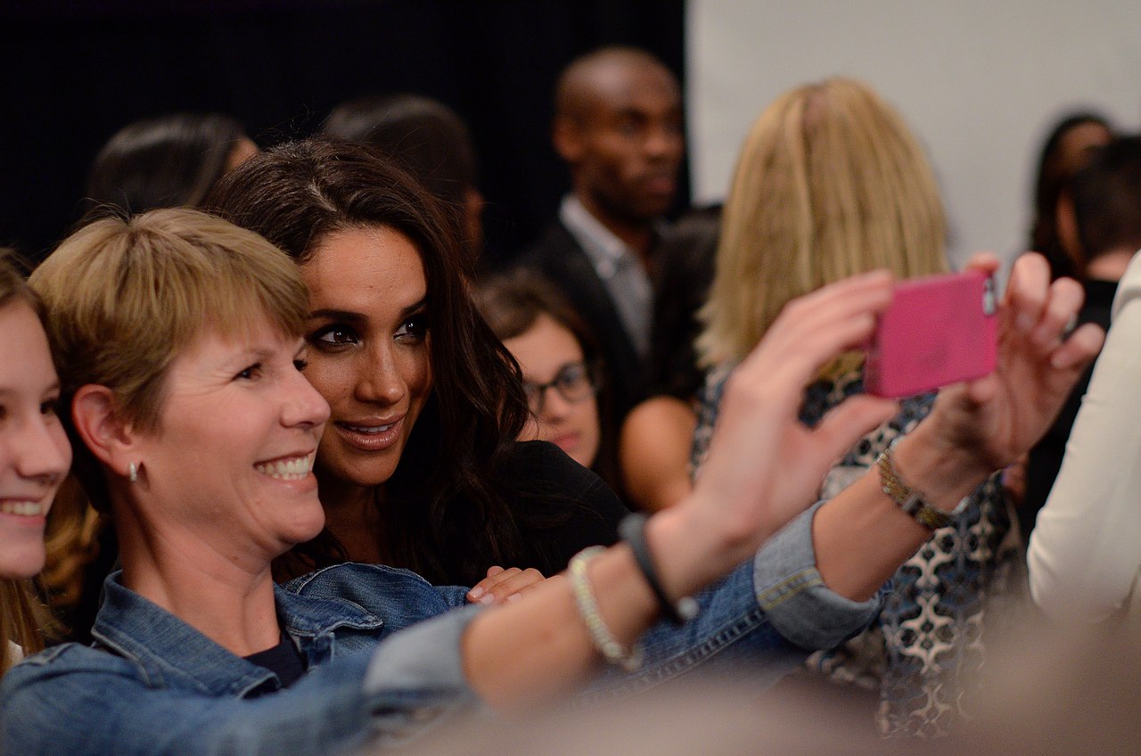 Meghan Markle seen here at New York Fashion Week in 2013 (Picture via Christopher Macsurak, CC BY 2.0 , via Wikimedia Commons)