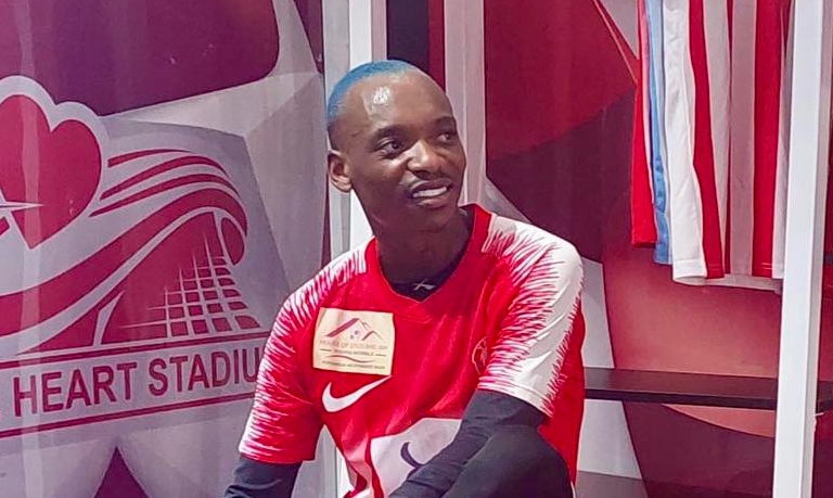 Former Mamelodi Sundowns and Kaizer Chiefs star Khama Billiat started training with Yadah in February 2024 (Picture via Facebook - Yadah FC)