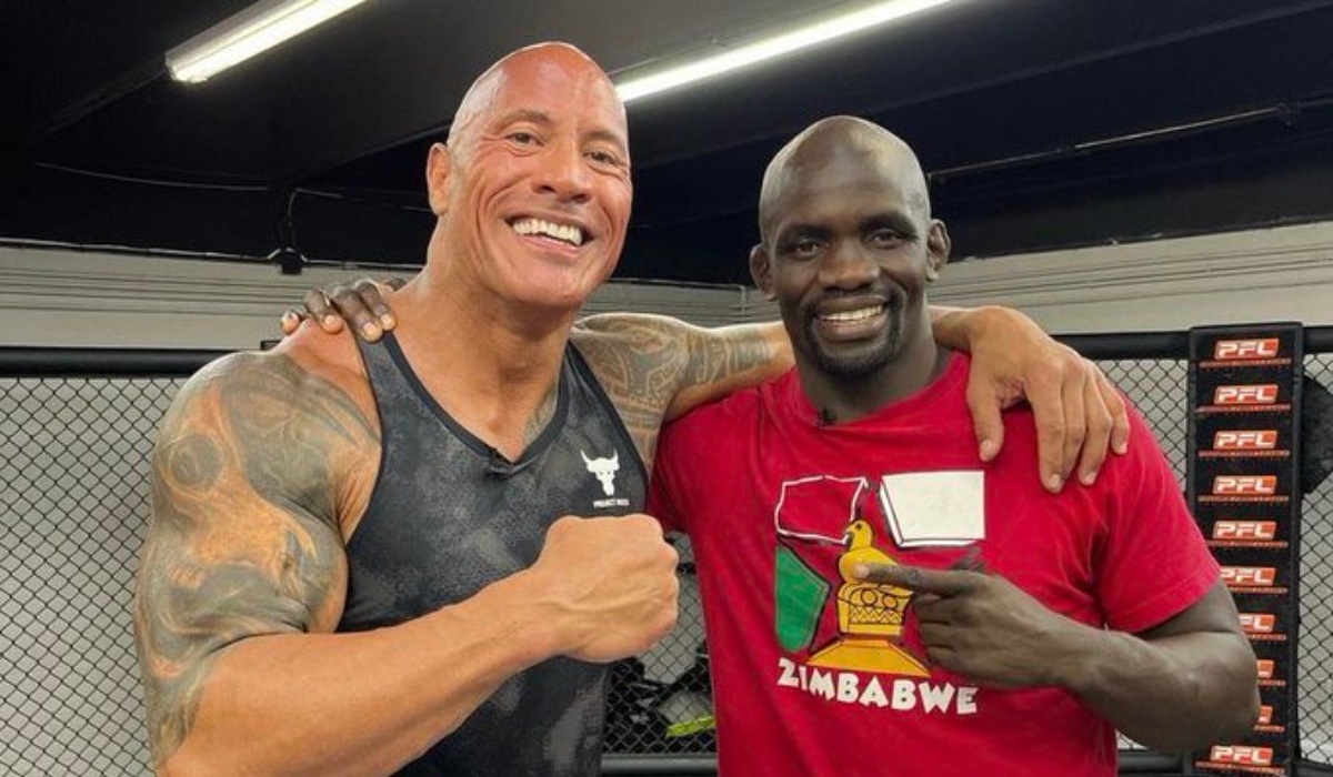 Knockout Gift! Zimbabwean UFC Fighter Themba Gorimbo Receives A Home From Dwayne 'The Rock' Johnson [Image: Themba Gorimbo/Instagram]