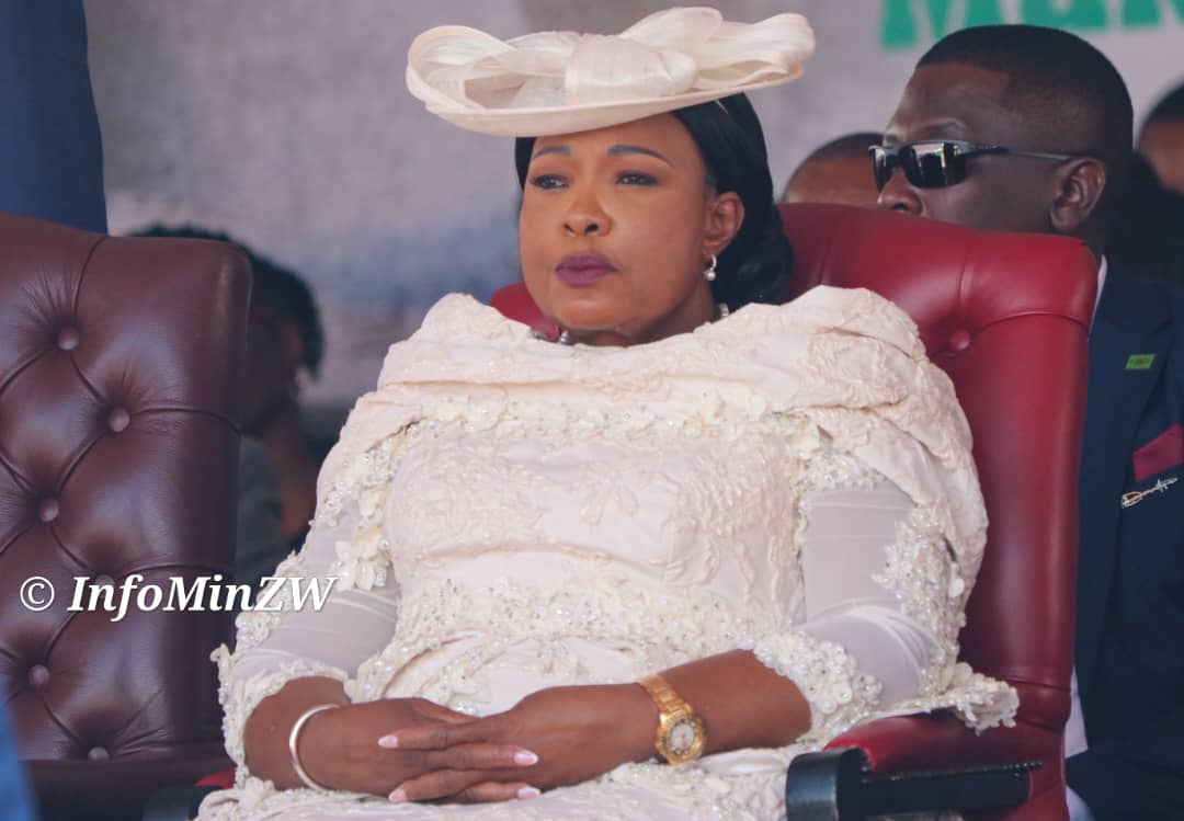 First Lady Auxilia Mnangagwa (Picture via X - Ministry of Information, Publicity and Broadcasting Services)