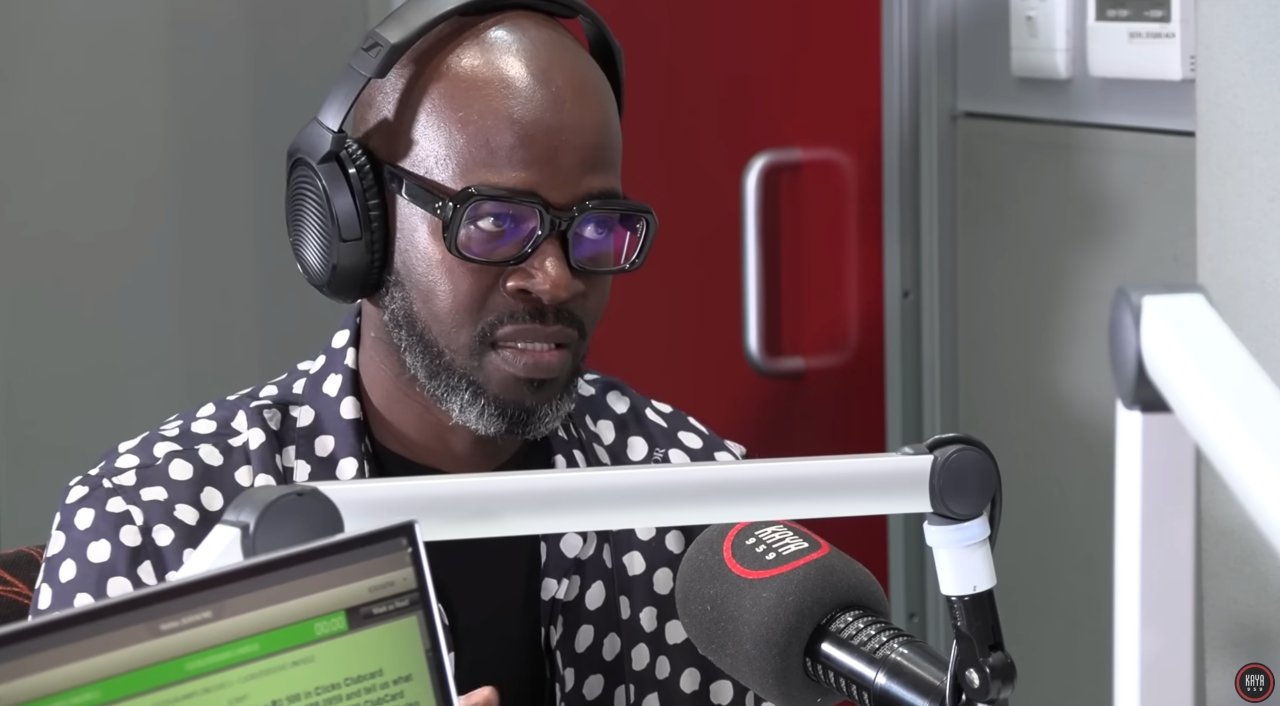 In an interview with Kaya FM’s Thabo ‘Tbose’ Mokwele, Black Coffee said the accident had unfolded slowly. (Picture via YouTube - Kaya 959)