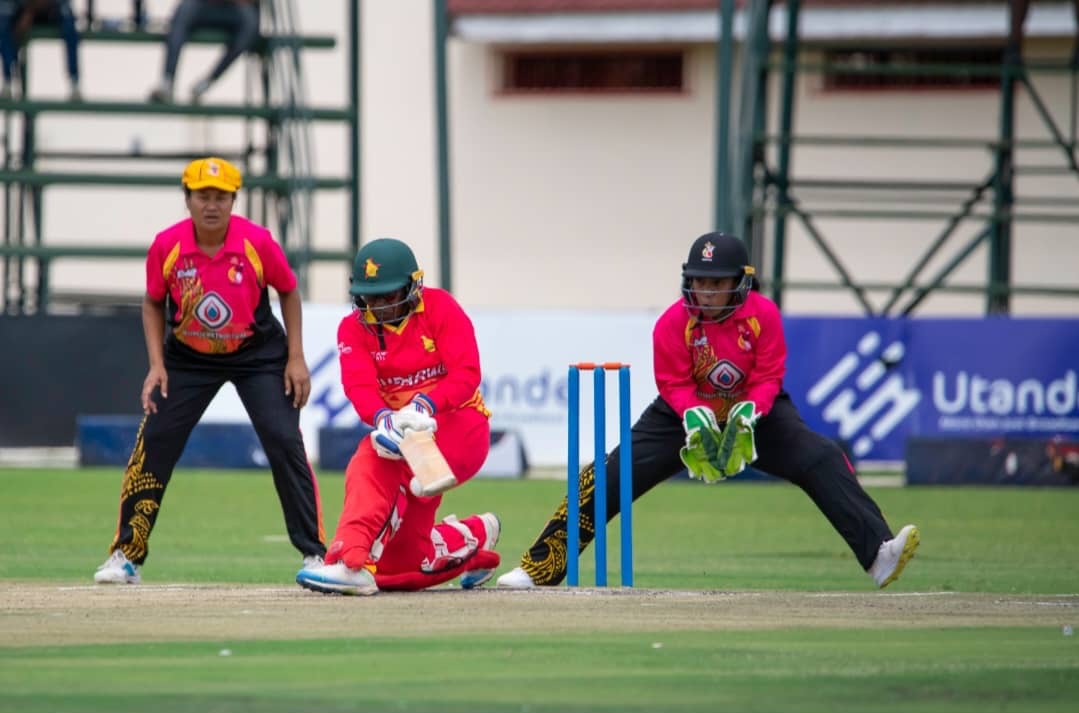 The Zimbabwe senior women's cricket team, the Lady Chevrons recorded their second successive ODI victory over Papua New Guinea (PNG) at the Harare Sports Club (Picture via X - Zimbabwe Cricket Women - @zimbabwewomen)