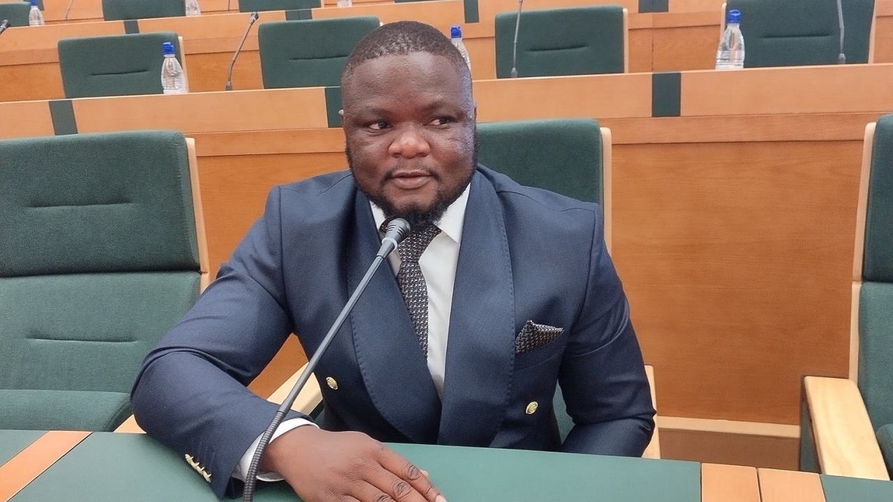 Chipinge South legislator Clifford Hlatywayo in the New Parliament building (Picture via X - @CliffordHlatyw1)