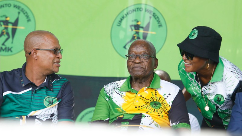 Umkhonto Wesizwe or MK Party has booted several memebrs from the party, including founder Jabulani Khumalo (left) Picture: Doctor Ngcobo via IOL News)