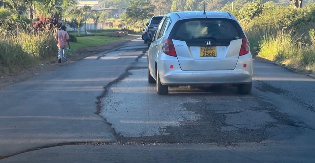 Pictures of a road in Harare's Bluff Hill suburb emerged on social media this week showing massive cracks and potholes barely two weeks after it was rehabilitated. (Picture via X - @daddyhope)