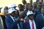 National Sports Stadium renovations set for end of year completion – Muswere Second Vice President (VP) Kembo Mohadi seen here with Information Minister Jenfan Muswere during a tour of Rufaro Stadium in Mbare, Harare, 09 May 2024 (Picture via Tafadzwa "Sticks" Chigandiwa - Nehanda Radio)