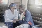 Mai TT endorses Mnangagwa and Zanu PF, says, “nothing will change that” Outspoken socialite Felistas Murata, popularly known as Mai TT seen here kneeling before President Emmerson Mnangagwa