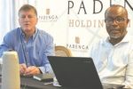 Padenga Holdings battles rising costs despite increased revenue in 2023 Padenga Holdings’ chief executive officer Michael Fowler (left) and finance director Oliver Kamundimu speak to analysts at the company’s analysts briefing for the financial year ended December 31, 2023, in Harare (Picture via The Herald)