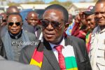 Is Mnangagwa govt willing to let people die of COVID-19 just to host SADC Summit? President Emmerson Mnangagwa seen here at Makumimavi Primary School in Chikomba District (Picture via X - Ministry of Information)