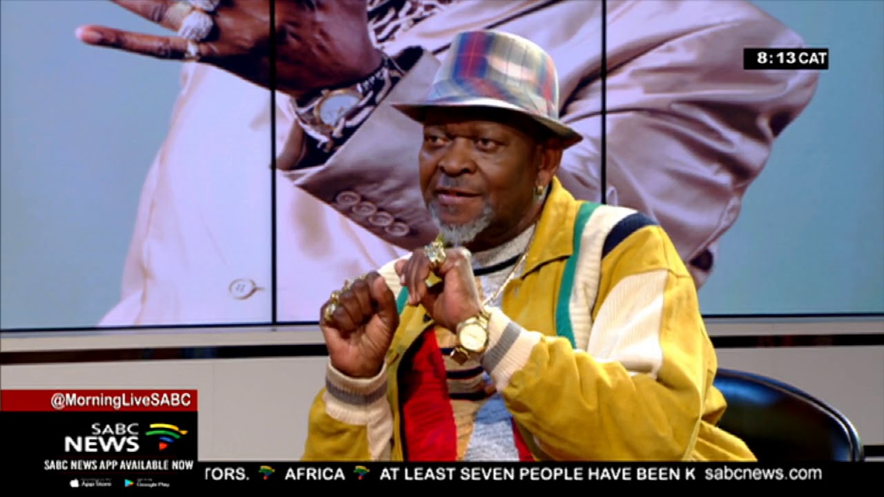 The late South African actor Darlington Michaels aka Papa G Zamdela during an interview on the SABC (Picture via SABC)