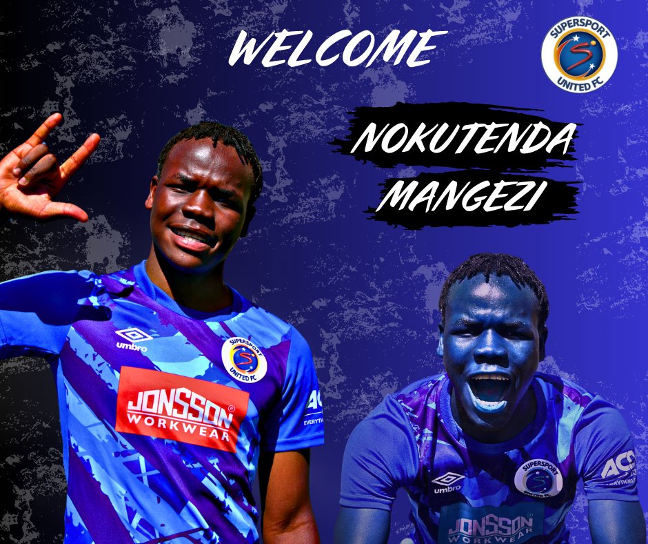 South Africa's Betway Premier League side SuperSport United has announced the signing of Zimbabwean youngster Nokutenda Mangezi on a one year deal. (Picture via X - SuperSport United)