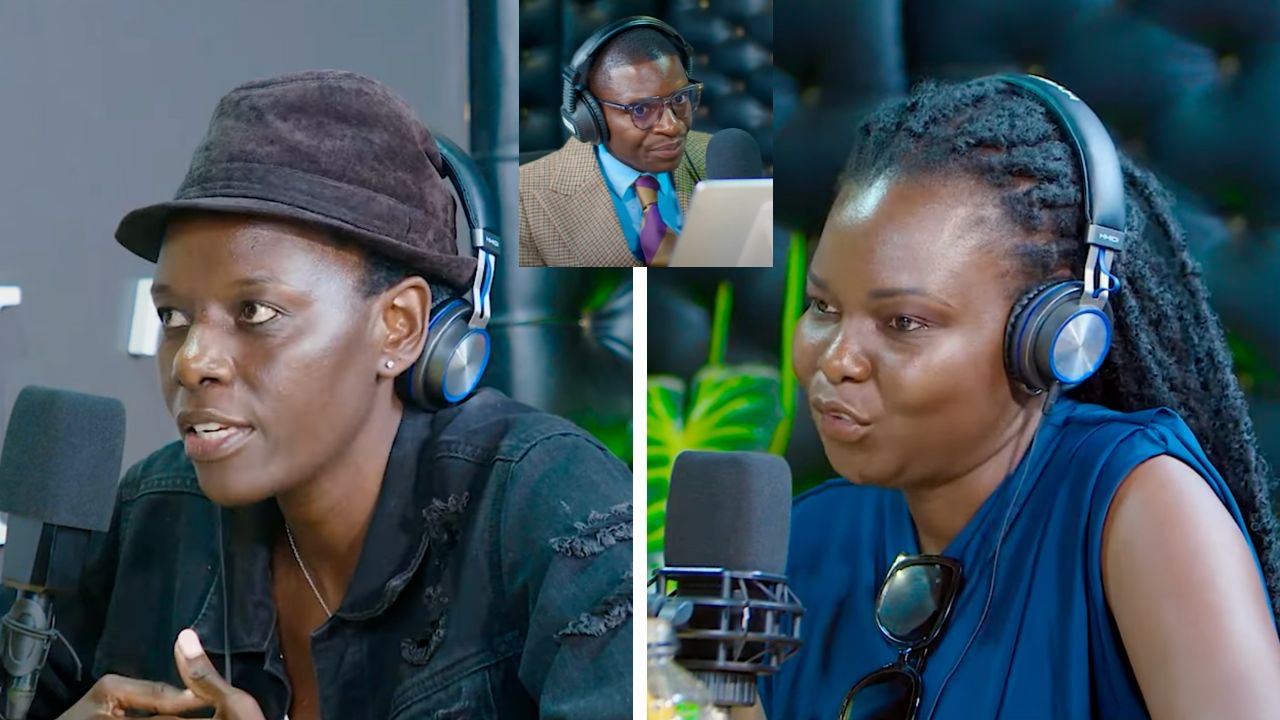 In an interview with DJ Ollah on his podcast, Sandra and Selmor revealed some harrowing details about their upbringing in the Tuku household, where their mother Daisy ruled with an iron-fist. (Pictures via YouTube - Dj Ollah 7)