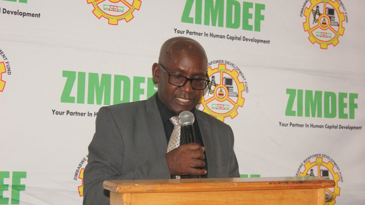 ZIMDEF CEO Eng Sebastian Marume (Picture via Facebook - Zimbabwe Manpower Development Fund)