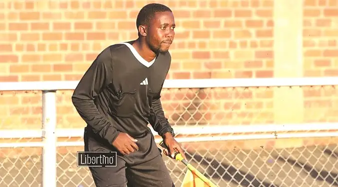 Castle Lager Premier Soccer League (PSL) assistant referee Kudzanai Hiya (Picture via Libertino)