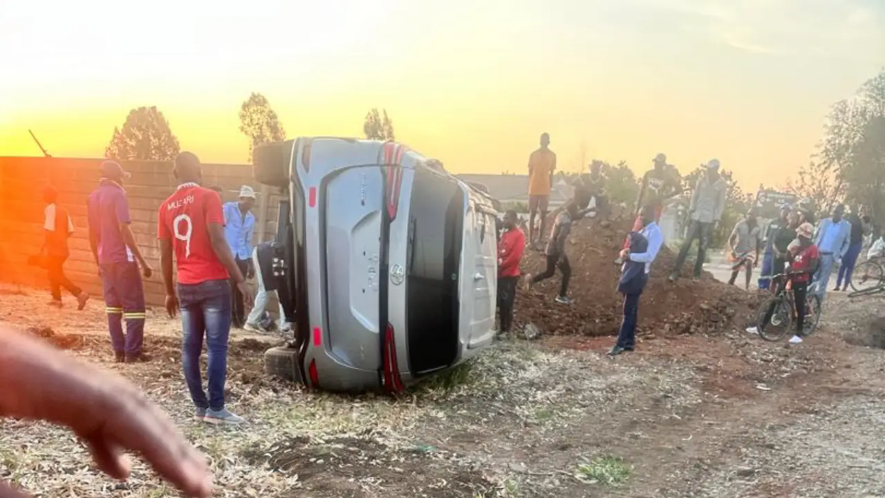 Norton MP Richard Tsvangirai was involved in a car accident on the Old Mazowe road area while returning from the New Parliament Building, 21 October 2024