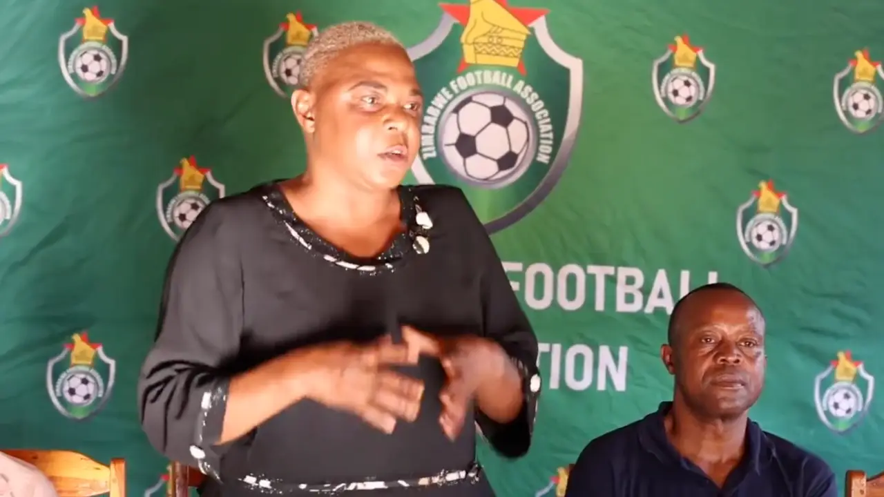 Rosemary Mugadza, the Zimbabwe Football Association (ZIFA) Normalisation Committee (NC) member (Picture via X - Zimbabwe Football Association)