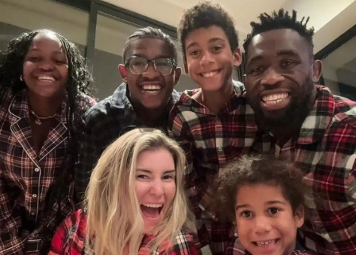 South African rugby captain, Siya Kolisi, and his wife of eight years, Rachel, have called it quits (Picture via Instagram - @rachelkolisi)