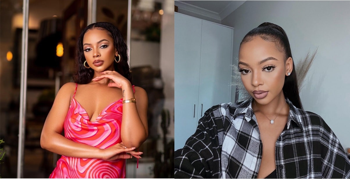 South African socialite and influencer Mihlali Ndamase (Pictures via Instagram - @mihlalii_n)