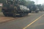 Military vehicles spotted in Harare raising concerns amid rising political tensions A convoy of 21 military tankers, vehicles, and military police vehicles travelling along Borrowdale Road were seen earlier on Wednesday 19 February 2025 (Picture via X - Lynne Stactia)
