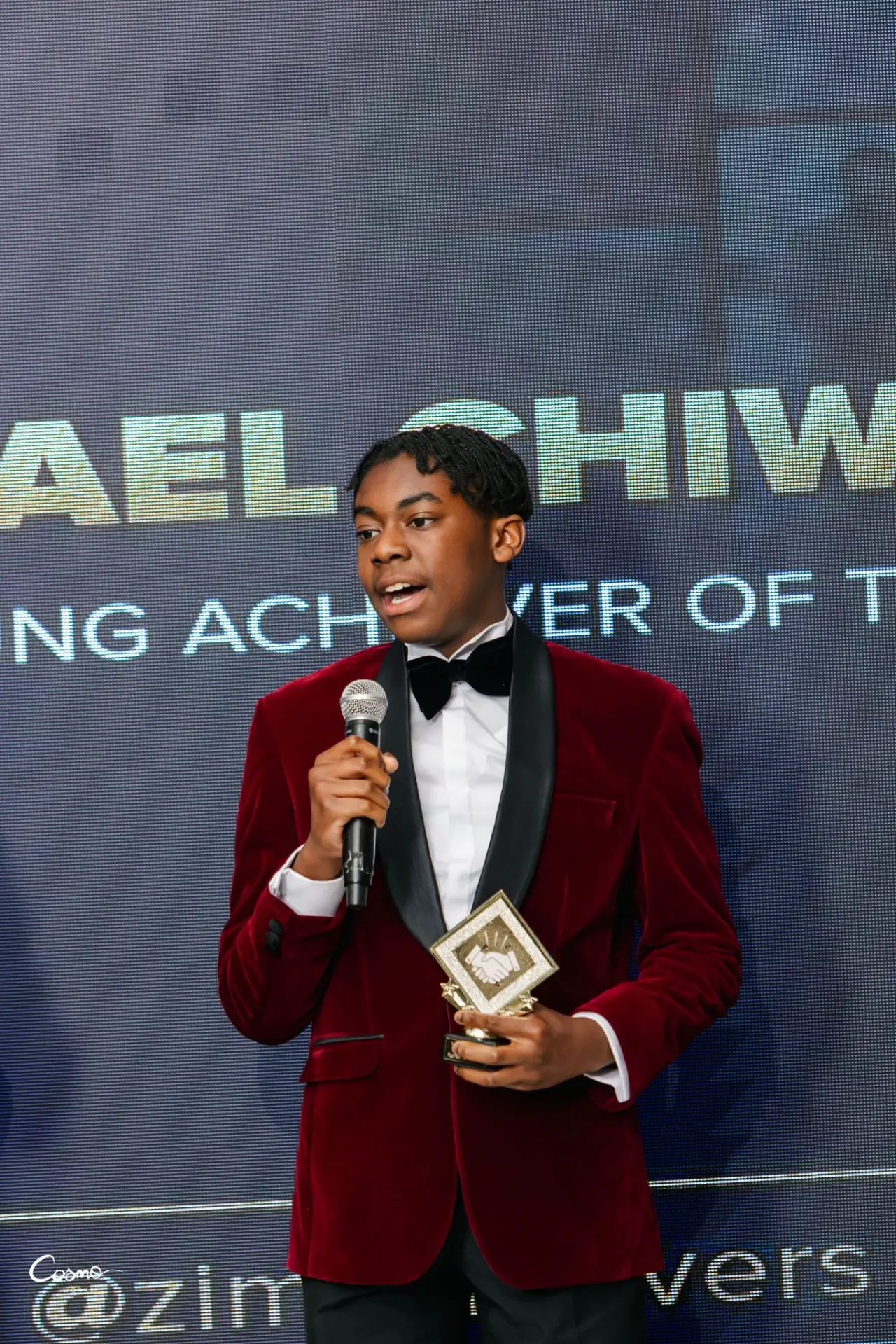 Young Achiever of the Year Raphael Chiwandire (Picture via the ZAA)