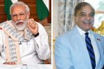 Who will police the Indo-Pakistan escalation when the World Policeman is engaged elsewhere? Indian Prime Minister Shri Narendra Modi and Pakistan Prime Minister Mian Muhammad Shehbaz Sharif (Pictures via Prime Minister's office (GODL-India), GODL-India , via Wikimedia Commons and Shehbaz Sharif, CC BY 2.0 , via Wikimedia Commons)