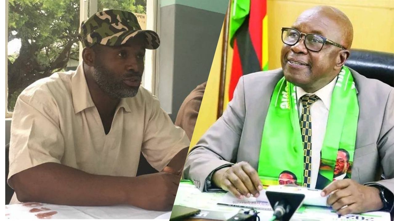 Temba Mliswa and Christopher Mutsvangwa (Pictures via Facebook - Hon Temba Mliswa and X - Zanu PF Official )