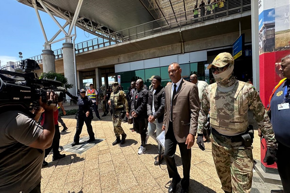 AKA murder suspects finally extradited back to South Africa amid tight security