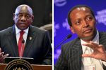 Patrice Motsepe favourite to replace Cyril Ramaphosa as ANC leader in South Africa South African President Cyril Ramaphosa and billionaire businessman and CAF president Patrice Motsepe (Picture via GCIS and World Economic Forum swiss-image.ch/Photo by Monika Flueckiger, CC BY-SA 2.0 , via Wikimedia Commons)