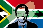 The Dangers of Comfortable Lies: Why Mbofana misreads Mandela and misrepresents Mugabe File picture of an illustration of South Africa's then president Nelson Mandela with the country's flag in the background (Picture by Frizio via DepositPhotos.com)